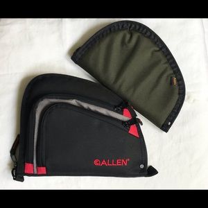 NWOT ALLEN Handgun cases, set of 2